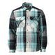 Mascot 23104 446 399 Shirt Forest Green Checked Front