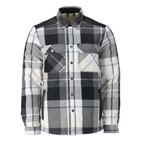 Mascot 23104 446 899 Shirt Stone Grey Checked Front