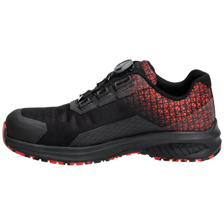 Mascot Footwear Accelerate F1501-909-09202 S3S SC FO SR ESD Safety Shoe - Black/Traffic Red