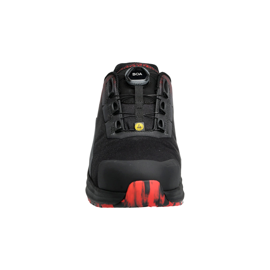 Mascot Footwear Accelerate F1501-909-09202 S3S SC FO SR ESD Safety Shoe - Black/Traffic Red