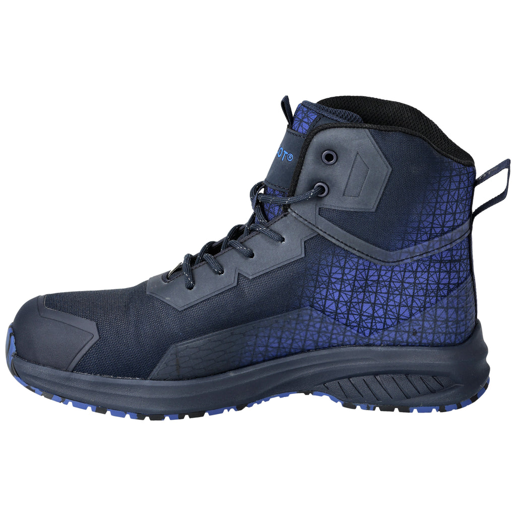 Mascot Footwear Accelerate F1503-909-01091 S3S SC FO SR ESD Safety Boot - Dark Navy/Azure Blue