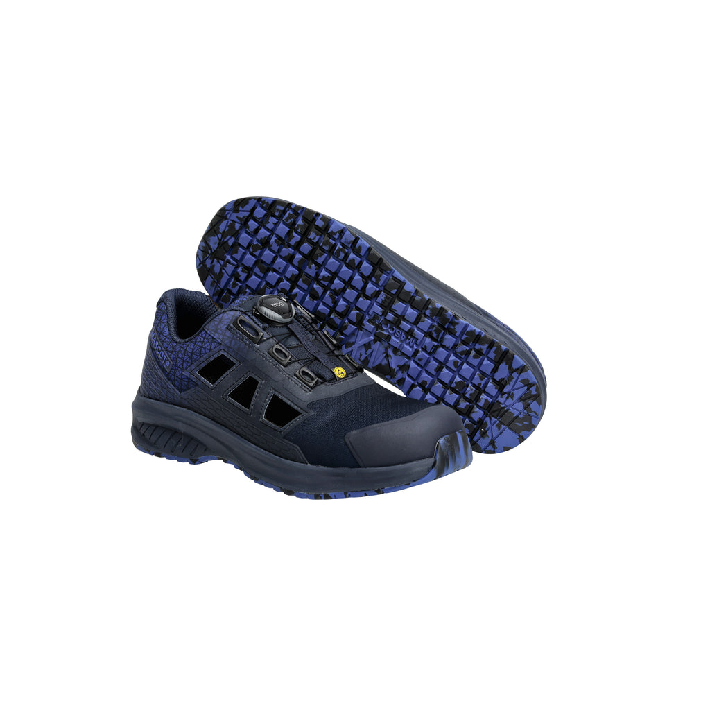 Mascot Footwear Accelerate F1504-909-01091 S1PS SC FO SR ESD Safety Sandal - Dark Navy/Azure Blue