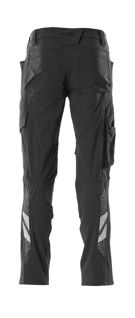 MASCOT® ACCELERATE 18479-311 Trousers With Kneepad Pockets - Black