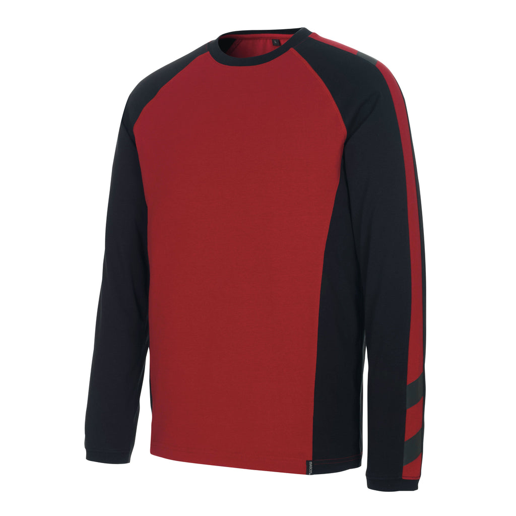 Mascot Unique Bielefeld 50568-959 Long Sleeved T-shirt - Red/Black