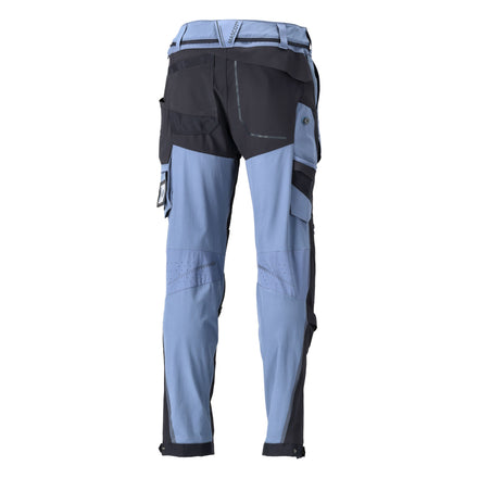 MASCOT® CUSTOMIZED 22279-605 Trousers with kneepad pockets - Stone Grey / Dark Navy