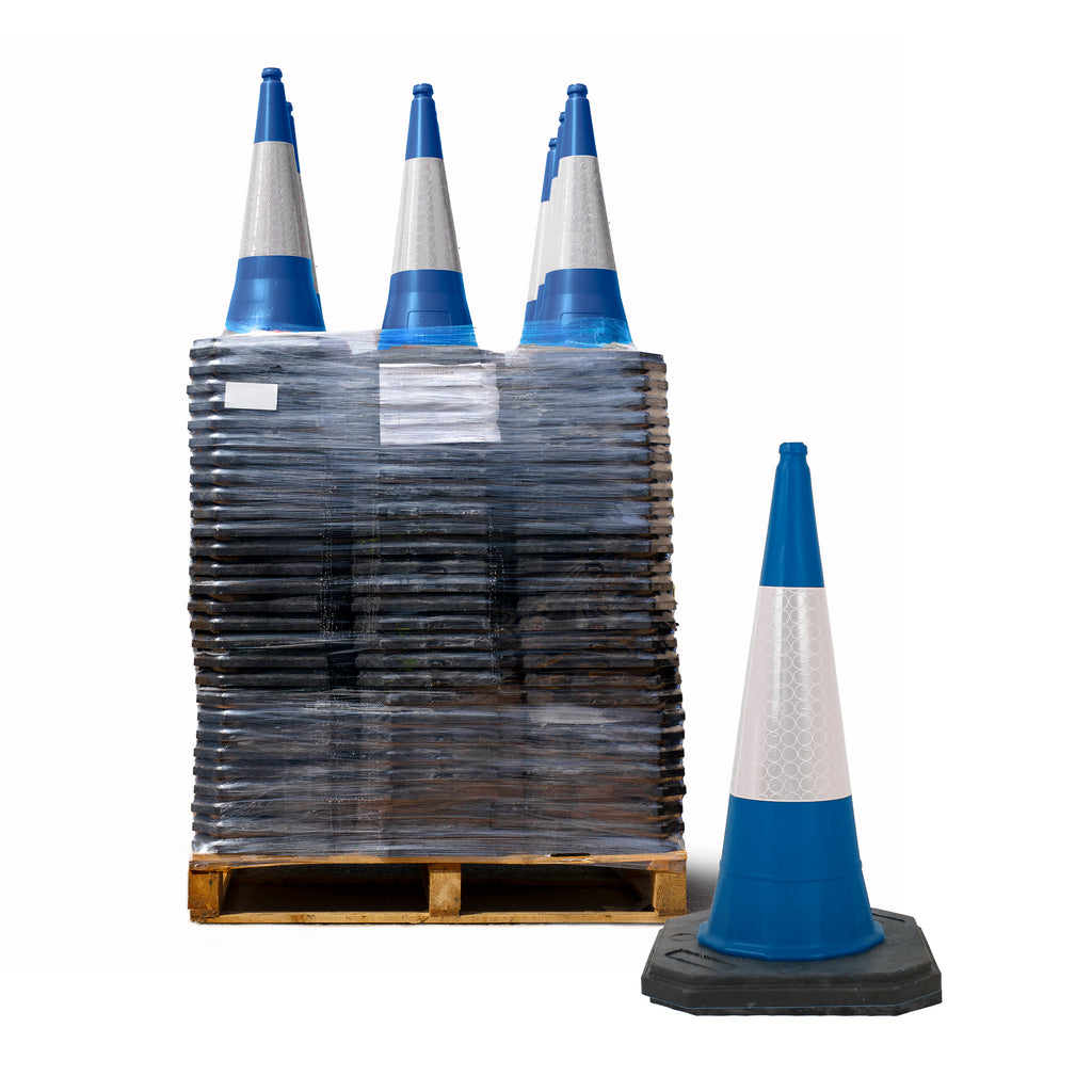 Melba Starlite Two-Part Blue Traffic Cone - 1000mm