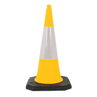 Melba Starlite Two-Part Yellow Traffic Cone - 1000mm