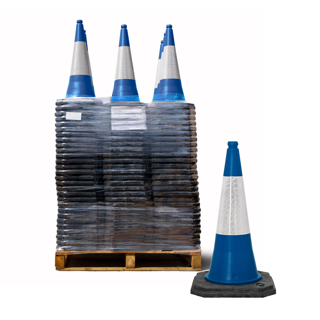 Melba Starlite Two-Part Blue Traffic Cone - 750mm