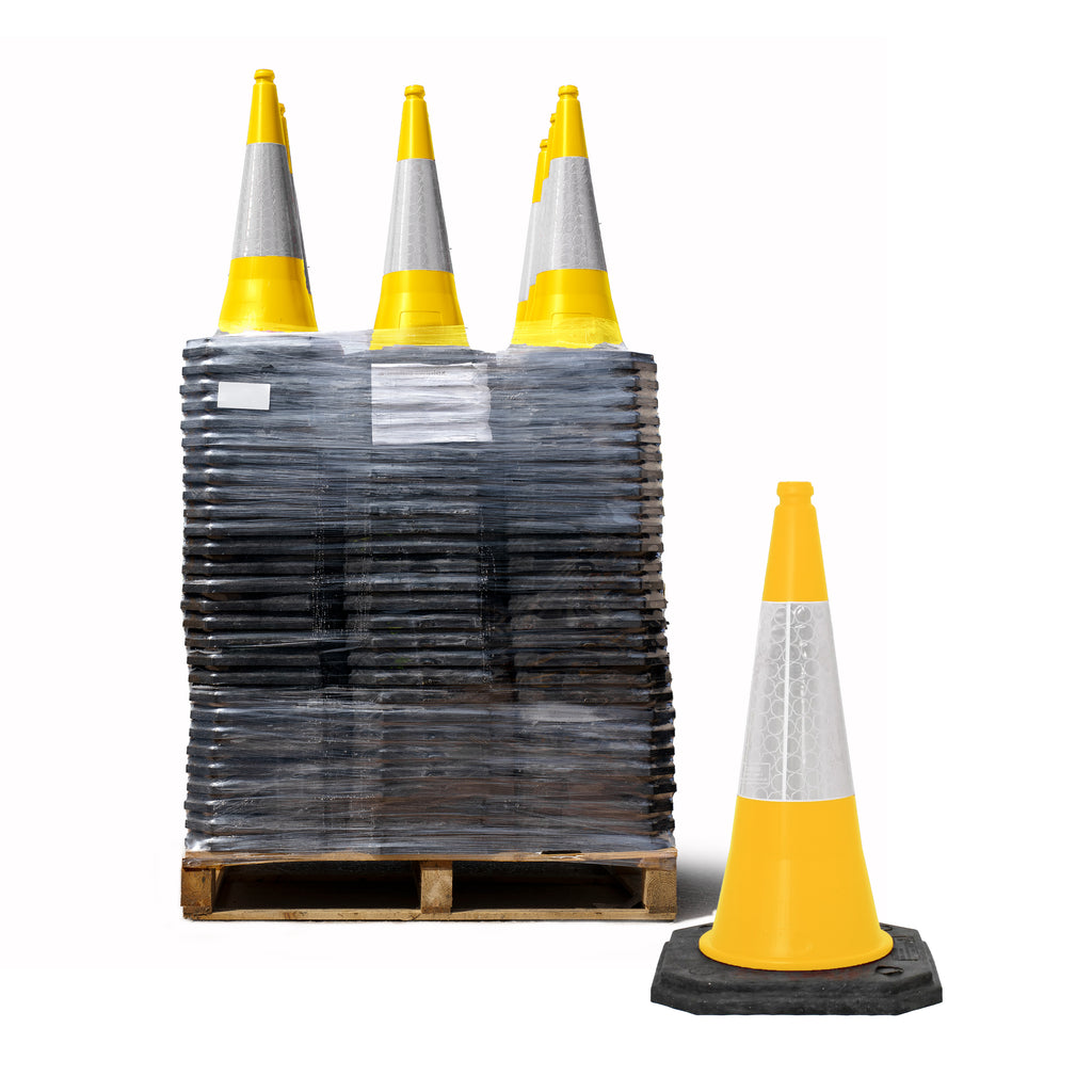 Melba Starlite Two-Part Yellow Traffic Cone - 750mm