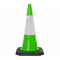 Melba Starlite Two-Part Green Traffic Cone - 750mm