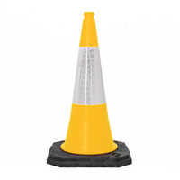Melba Starlite Two-Part Yellow Traffic Cone - 750mm