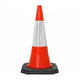 Starlite Two Part Traffic Cone - Melba Swintex - 750mm & 1 Metre (750mm)