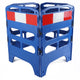 Utility Barrier - For Manholes 750mm or 1 metre width (Blue / 750mm Gate)