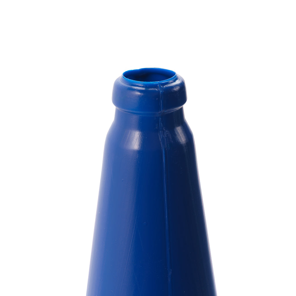 Melba MasterCone "Danger Overhead Cables" Blue Traffic Cone 1000mm