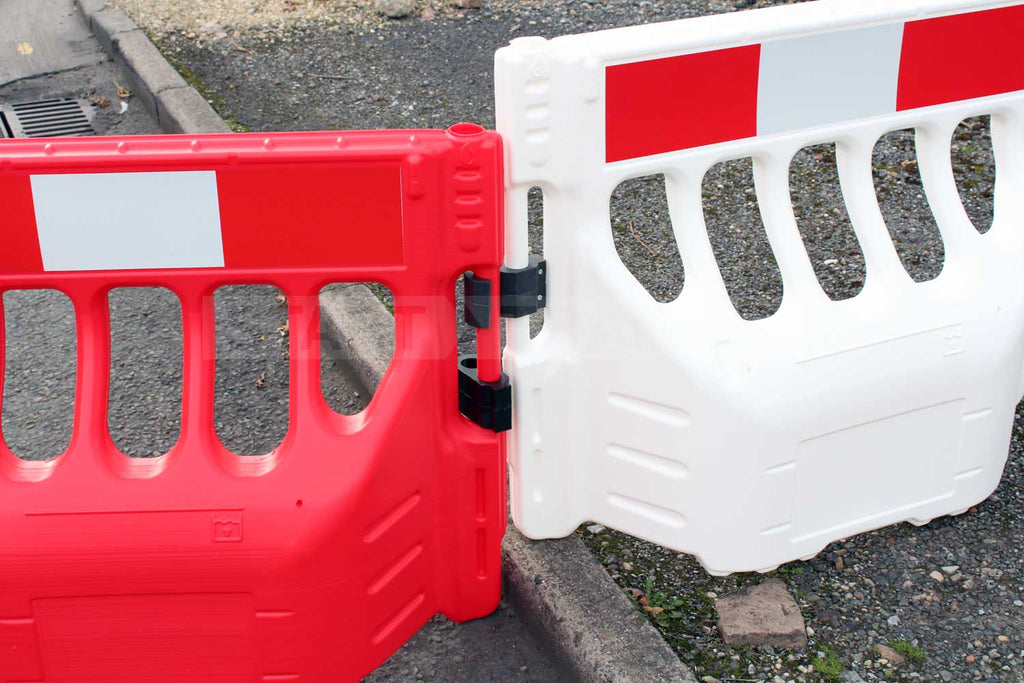 Buddha Barrier System - Stacking Water Filled Pedestrian Fence