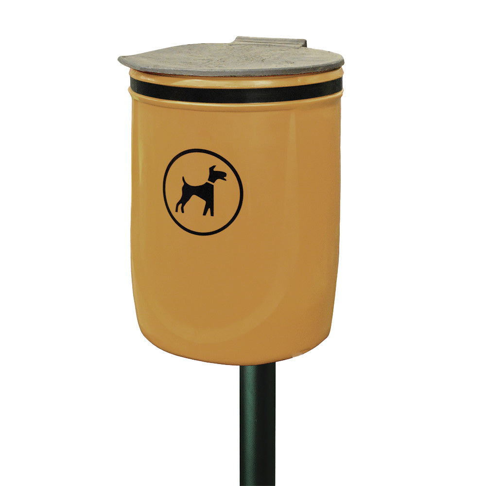 Melba Swintex Wall or Post Mounted Doggy Litter Bin 40L