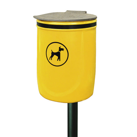 Melba Swintex Wall or Post Mounted Doggy Litter Bin 40L