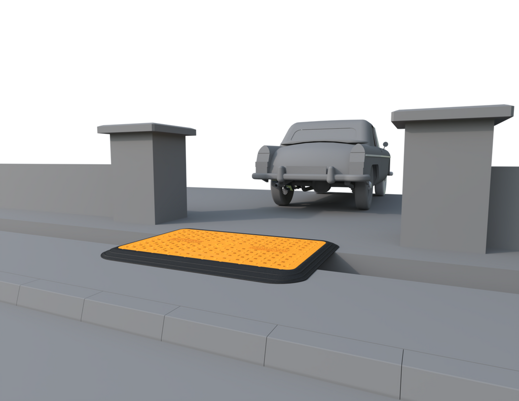 Melba Swintex Driveway Board C/W Skirt and Bars - 1200 x 1600mm