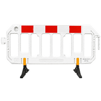 Melba Gate Barrier - Pedestrian Barrier - Chapter 8 Barrier - White