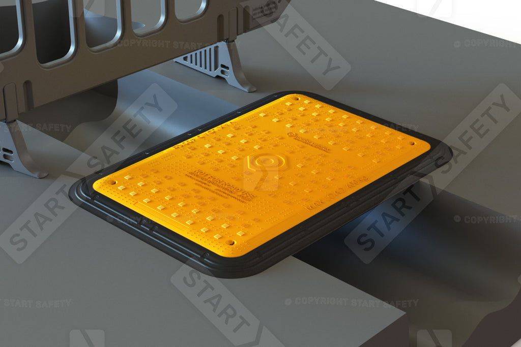 Melba Hawk Tuff Tread Cover - Pedestrian Trench Cover - 1200 x 800mm