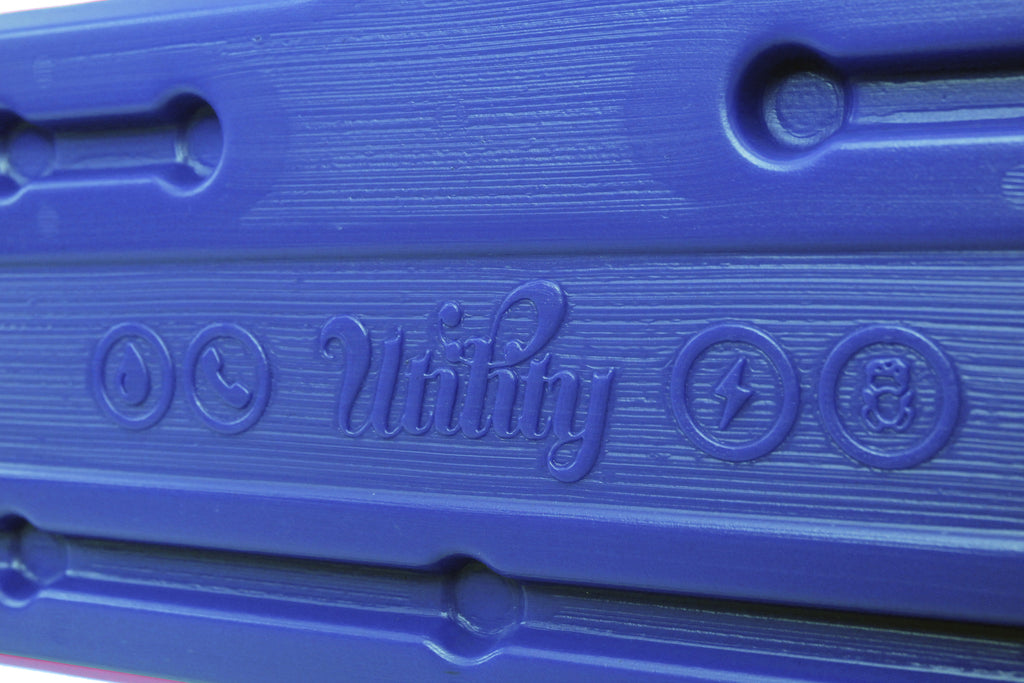 Utility Barrier - For Manholes 750mm or 1 metre width - Blue