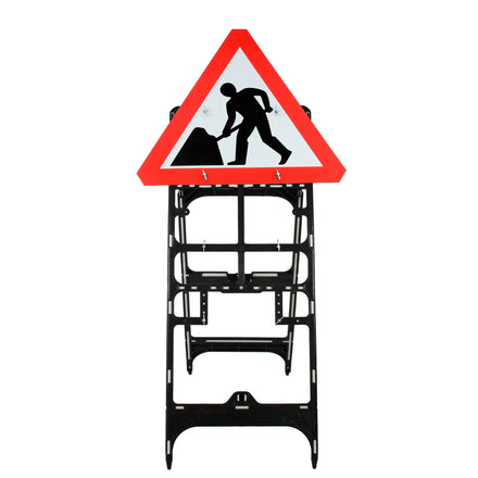 Men at Work Quick Fit Sign Face Dia. 7001 | 750mm