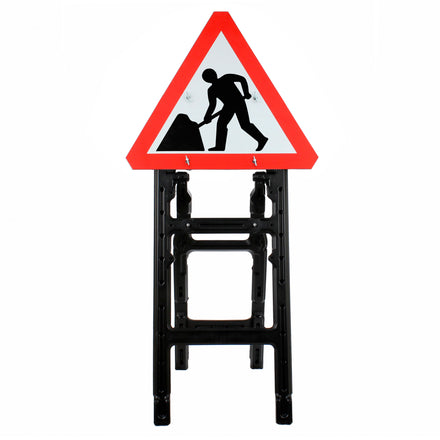 Men at Work Quick Fit Sign Face Dia. 7001 | 750mm