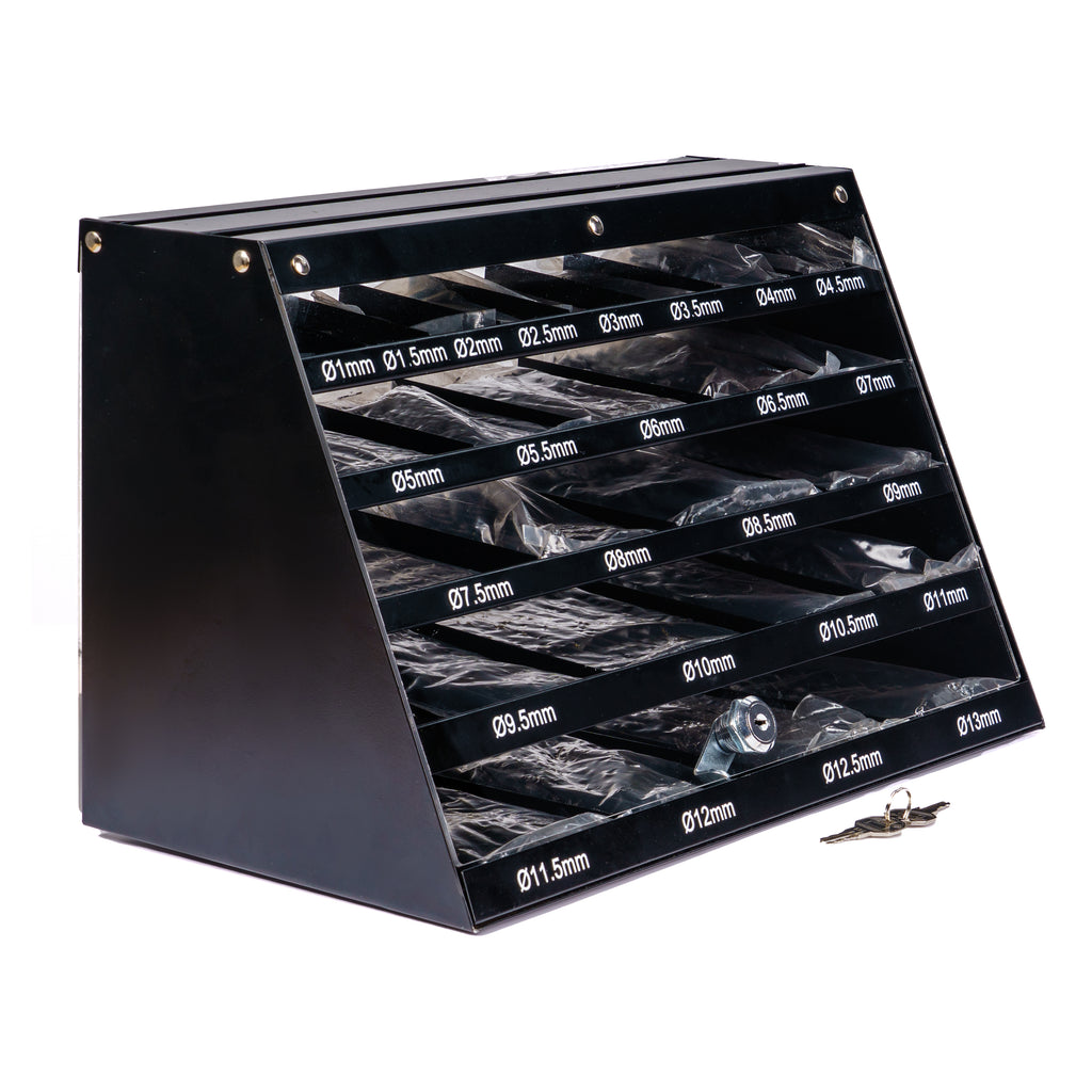 Milwaukee 345 Piece HSS Rollforged Metal Drill Bits Inc Cabinet - 4932352674