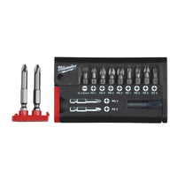 Milwaukee 12 Piece SL PZ PH Screwdriver Bit Set Inc. Case - 4932399513