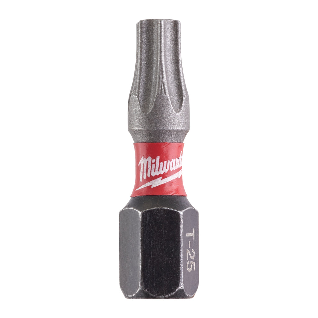 Milwaukee Shockwave TX25 25mm Impact Driver Bits 25-Pack