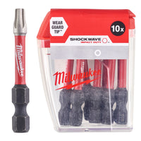 Milwaukee Shockwave TX25 50mm Impact Driver Bits 10-Pack