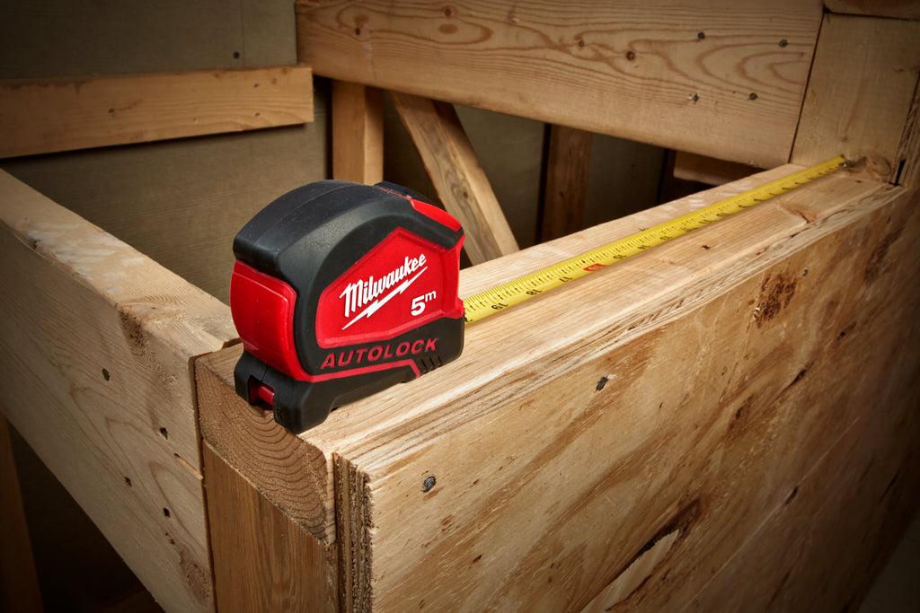 Milwaukee Autolock Tape Measure 5 Metre / 16ft Metric & Imperial - 4932464665