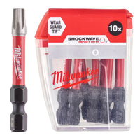 Milwaukee Shockwave TX30 50mm Impact Driver Bits 10-Pack