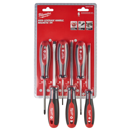 Milwaukee 6 Piece Tri-Lobe PZ / SL Screwdriver Set