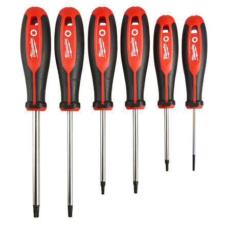 Milwaukee 6 Piece Tri-Lobe Torx Screwdriver Set