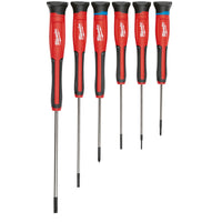 Milwaukee 6 Piece PH SL Precision Screwdriver Set Inc Zip Case
