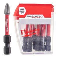 Milwaukee Shockwave PH2 50mm Impact Driver Bits 10-Pack