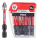 Milwaukee Shockwave PZ2 50mm Impact Driver Bits 10-Pack