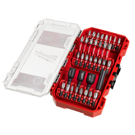 Milwaukee Shockwave 35 Piece PZ PH TX & Nut Driver Impact Bit Set Inc. Case - 4932492003