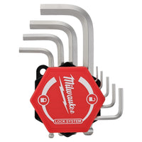 Milwaukee 9 Piece Compact Metric L-Form Hex-Key Set Inc. Storage Clip