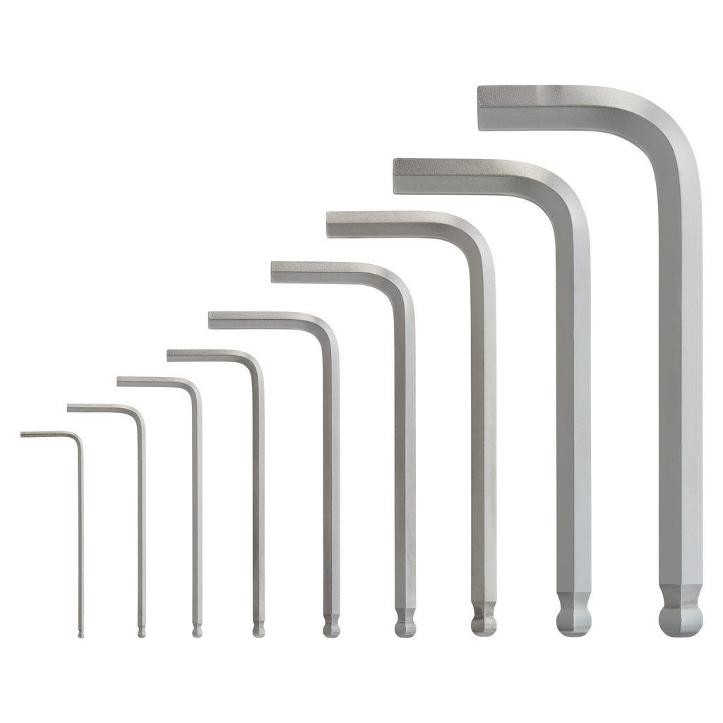 Milwaukee 9 Piece Compact Metric L-Form Hex-Key Set Inc. Storage Clip - 4932492399