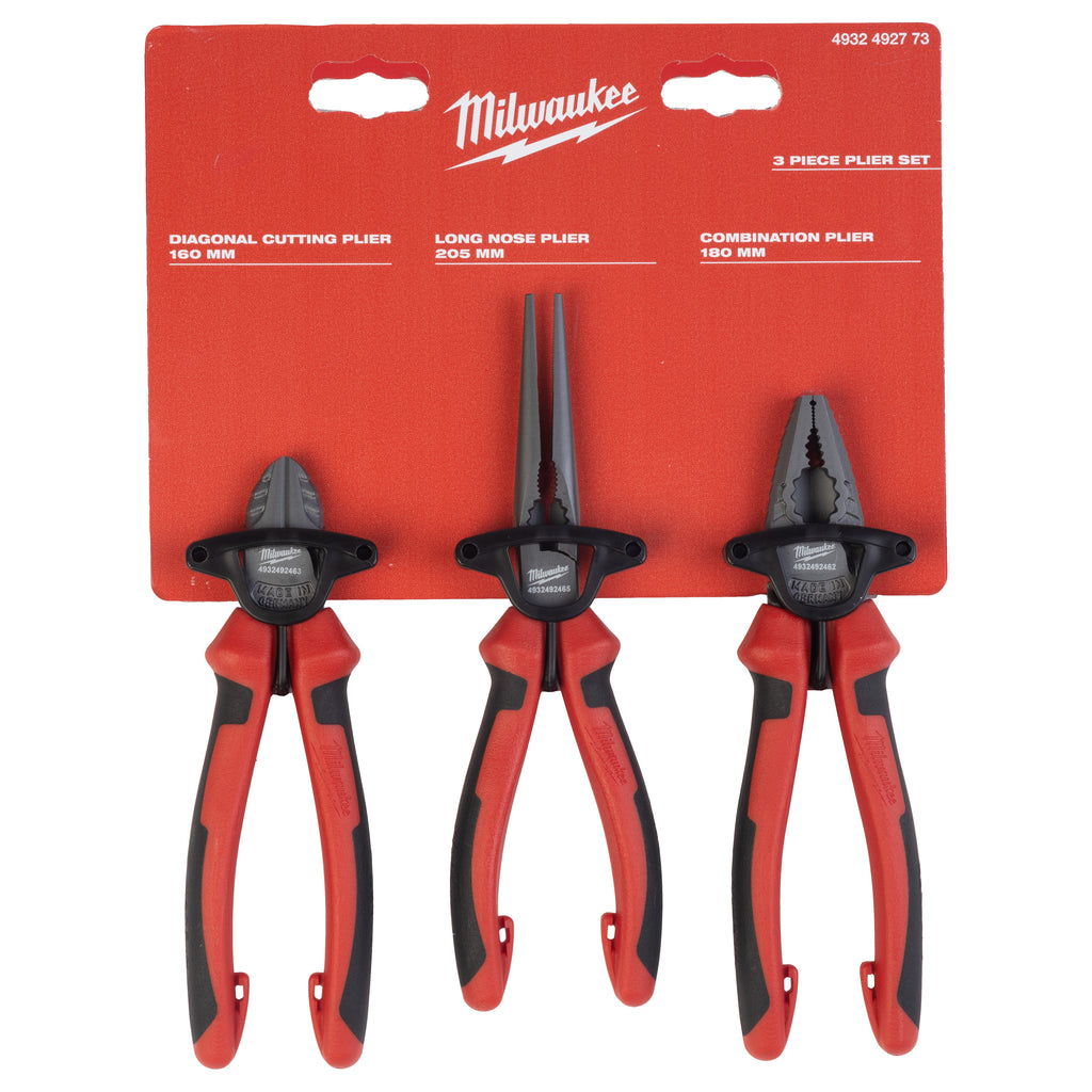 Milwaukee 3 Piece Plier Set