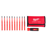 Milwaukee 10-in-1 TX PH PZ SL Multi Shank VDE Screwdriver Set Inc. Case