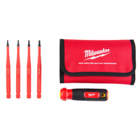 Milwaukee 4-in-1 TX Multi Shank VDE Screwdriver Set Inc. Case