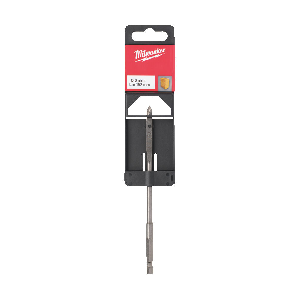 Milwaukee 6mm Flat Drill Bits for Wood