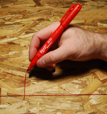 Milwaukee INKZALL Marker Pen Fine Tip Red - 48223170