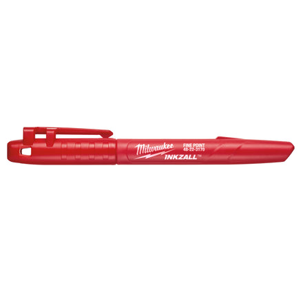 Milwaukee INKZALL Marker Pen Fine Tip Red - 48223170