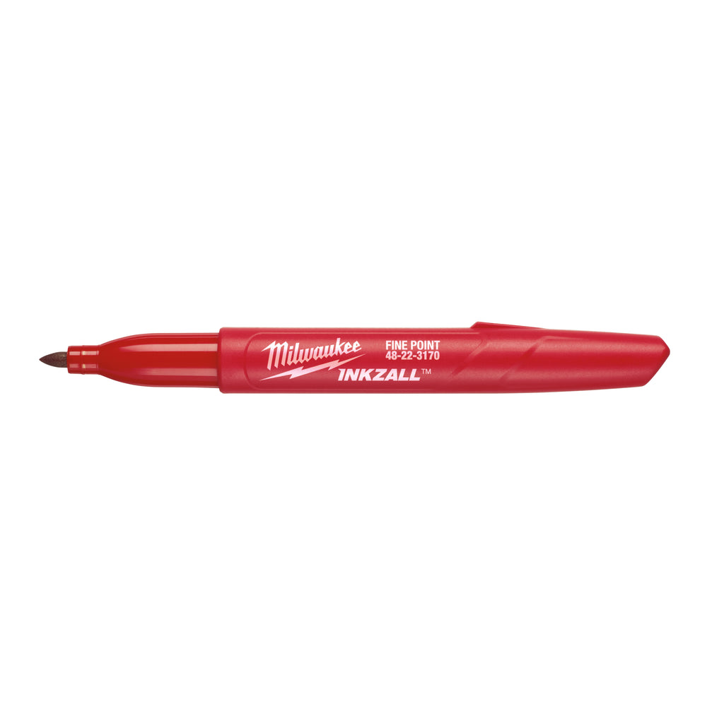 Milwaukee INKZALL Marker Pen Fine Tip Red - 48223170