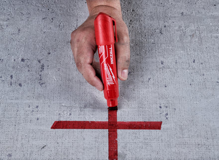 Milwaukee INKZALL Chisel Tip Marker Pen X-Large Red - 4932471560