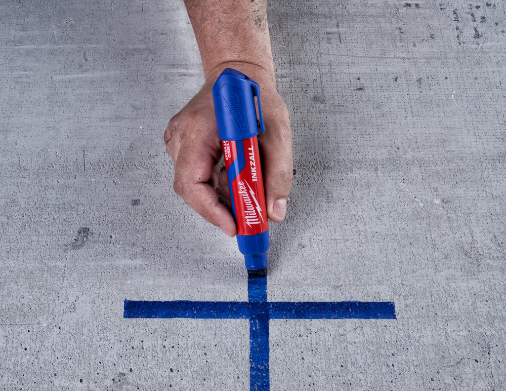 Milwaukee INKZALL Chisel Tip Marker Pen X-Large Blue - 4932471561